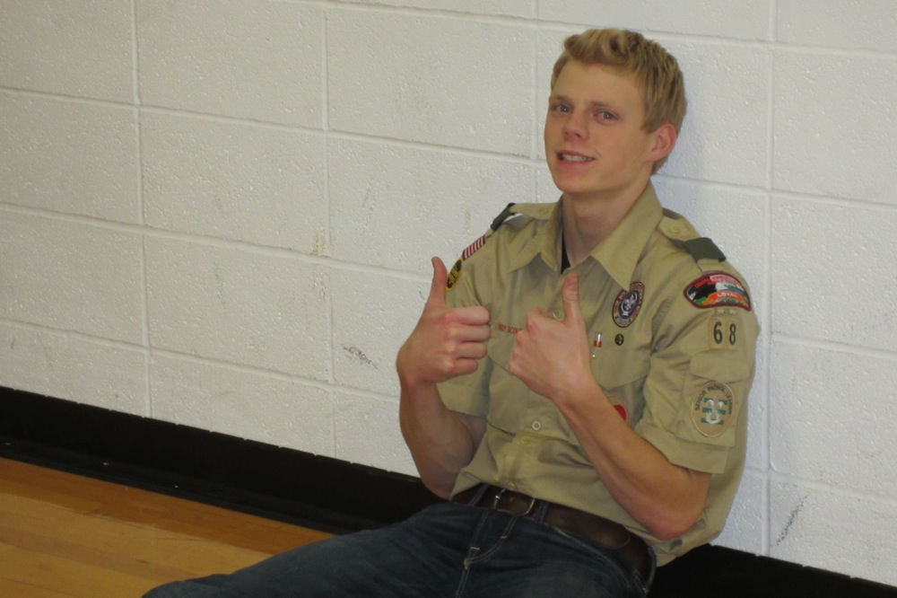 Eagle Scout Thomas Schwinghamer
