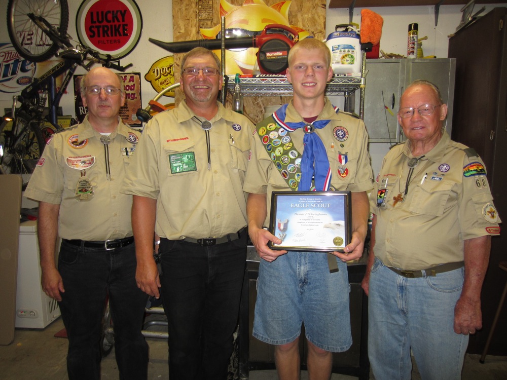 Eagle Scout Thomas Schwinghamer
