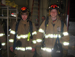 Boy Scouts at Fire Hall