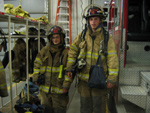 Boy Scouts at Fire Hall