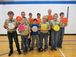 Boy Scouts disc golf