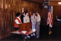 December Boy Scout Troop 68 court of honor.