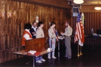 December Boy Scout Troop 68 court of honor.