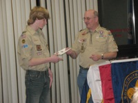 Boy Scout Court of Honor, December 2010