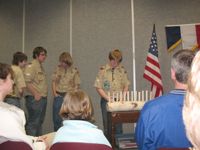 March court of honor, Troop 68