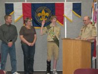 March court of honor, Troop 68