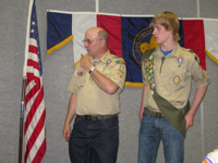 June 2012 Boy Scout court of honor.