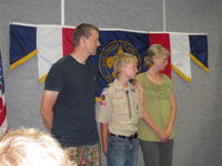 June 2012 Boy Scout court of honor.