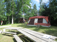 The Boy Scouts of Melrose Troop 68 attend Many Point Scout Camp.