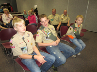 Boy Scout Troop 68 December Court of Honor.
