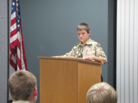 Boy Scout Troop 68 December Court of Honor.