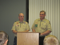 Boy Scout Troop 68 December Court of Honor.