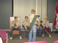 Boy Scout Troop 68 December Court of Honor.