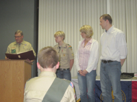 Boy Scout Troop 68 December Court of Honor.