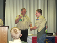 Boy Scout Troop 68 December Court of Honor.