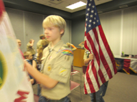 Boy Scout Troop 68 December Court of Honor.