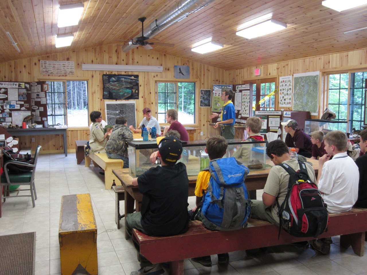 Boy Scout Troop 68 attends Many Point Scout Camp. 2013.