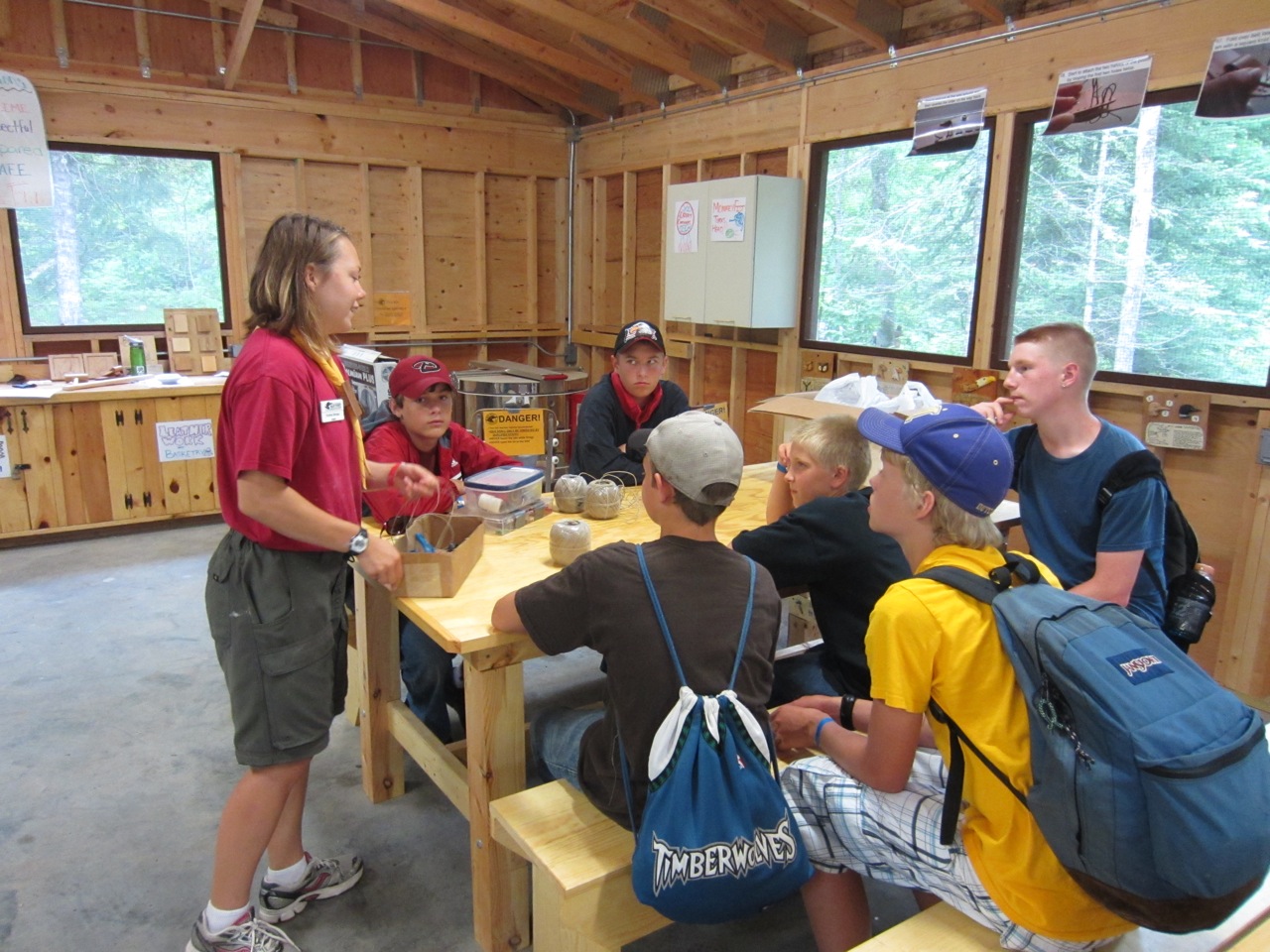 Boy Scout Troop 68 attends Many Point Scout Camp. 2013.