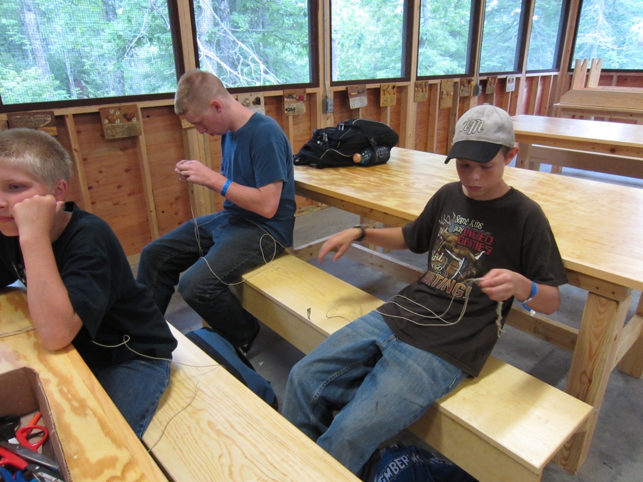 Boy Scout Troop 68 attends Many Point Scout Camp. 2013.
