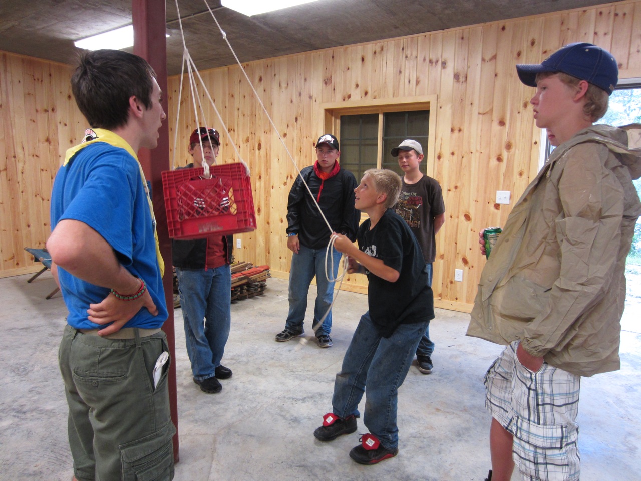 Boy Scout Troop 68 attends Many Point Scout Camp. 2013.