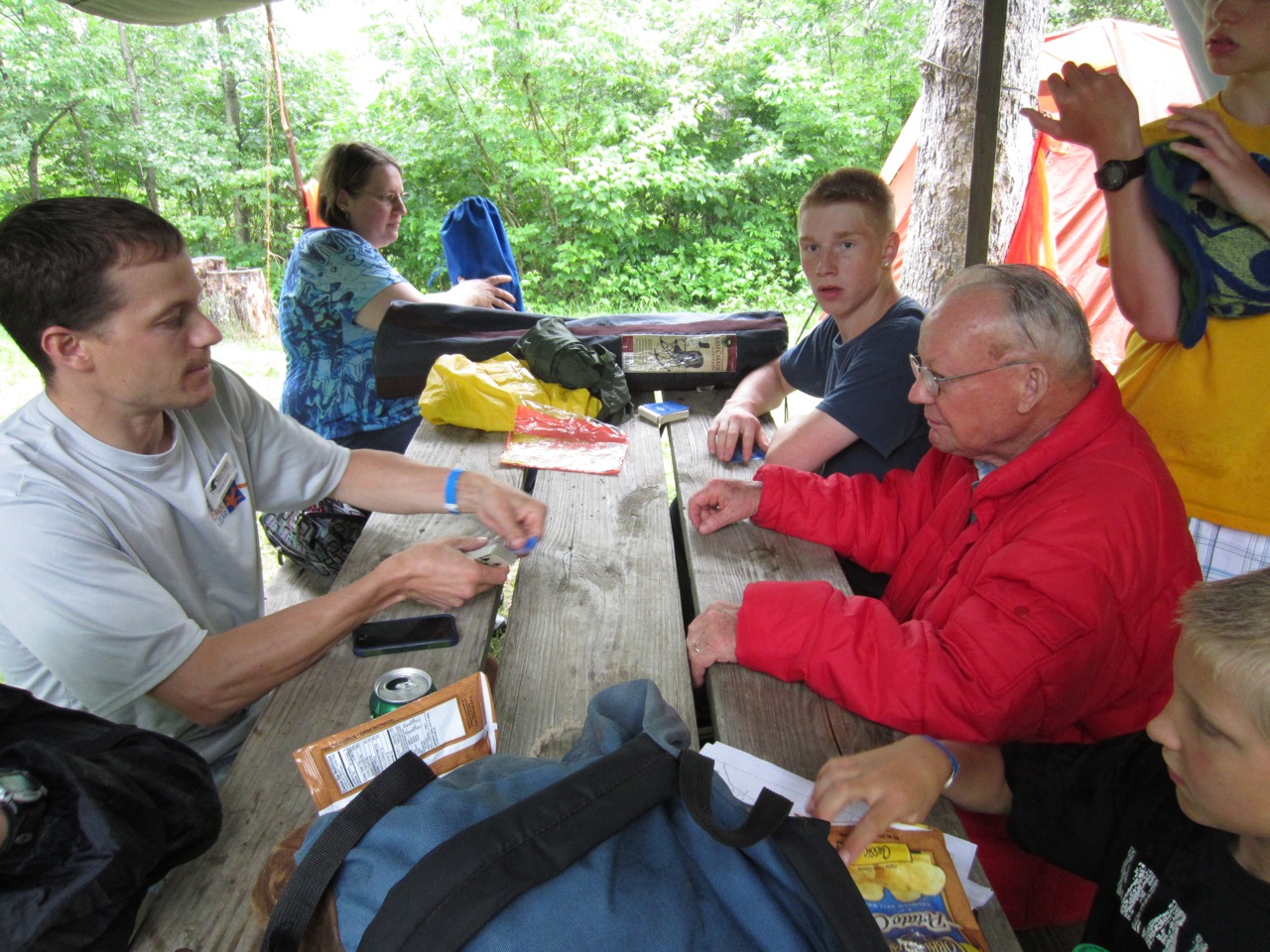 Boy Scout Troop 68 attends Many Point Scout Camp. 2013.