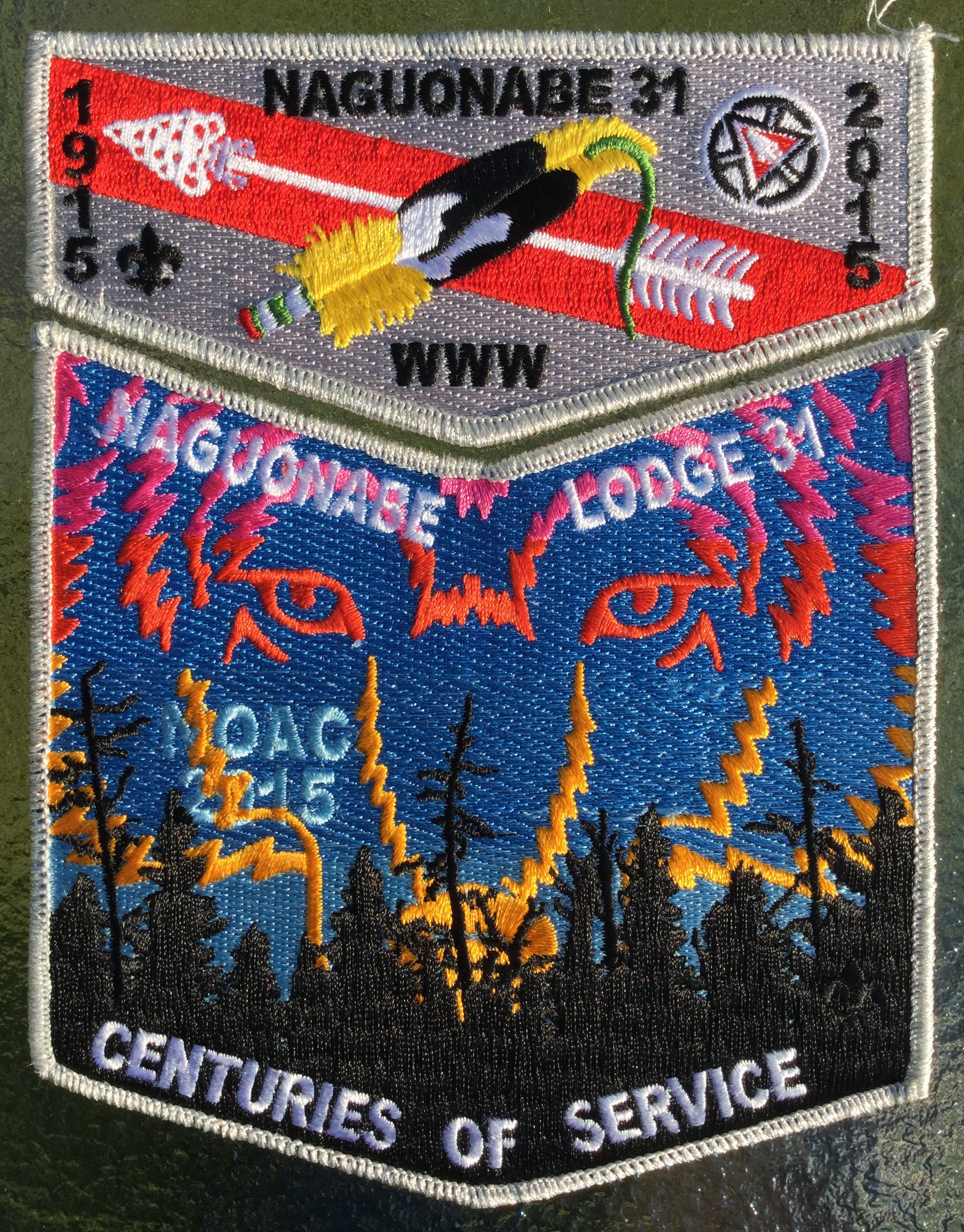 2015 Naguonabe Lodge NOAC Patch.
