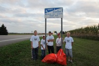 Road Cleanup service project