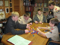 Boy Scout Training Session